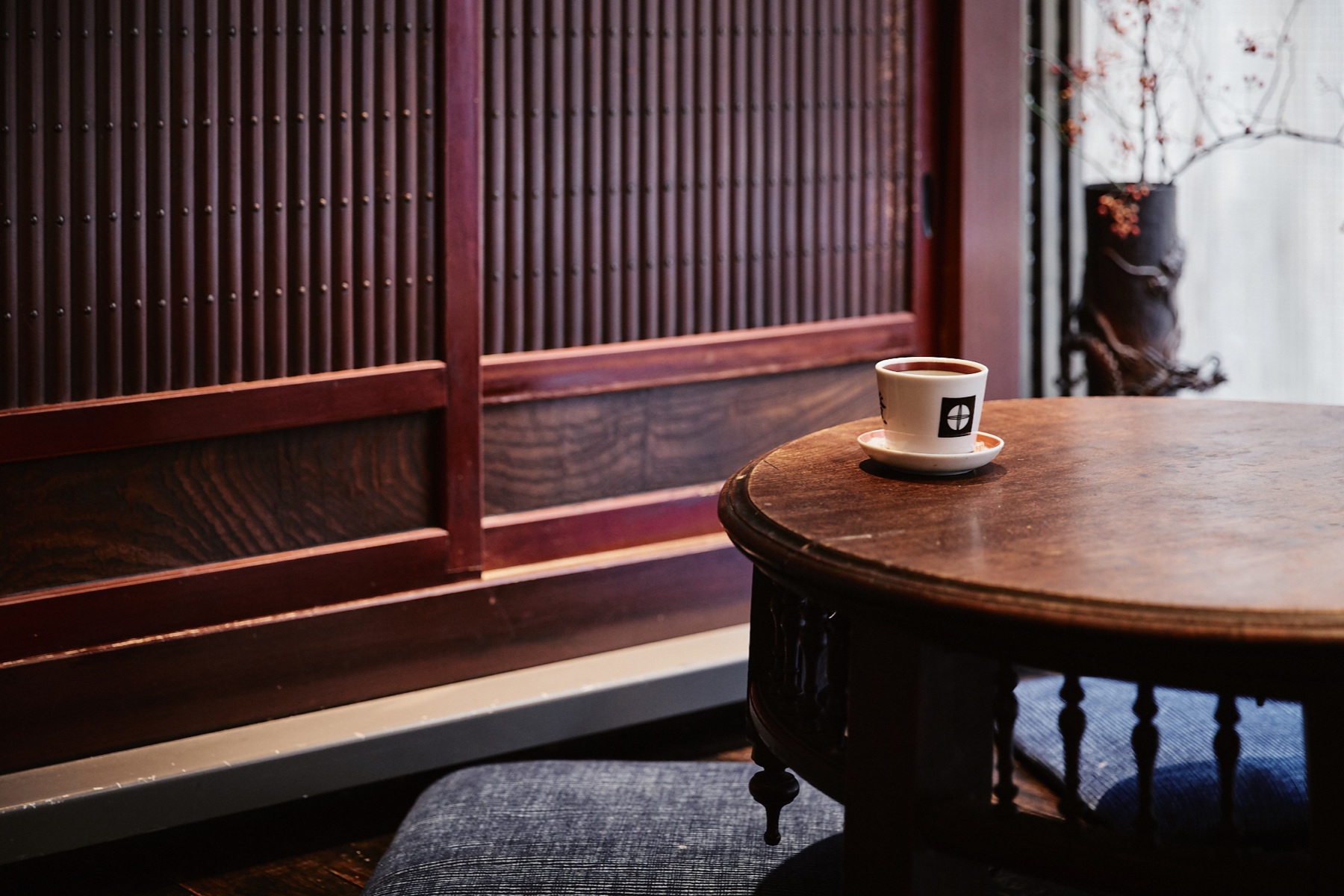 「行燈旅館」酒店的「koagari」，客人可在這裏享用日本茶