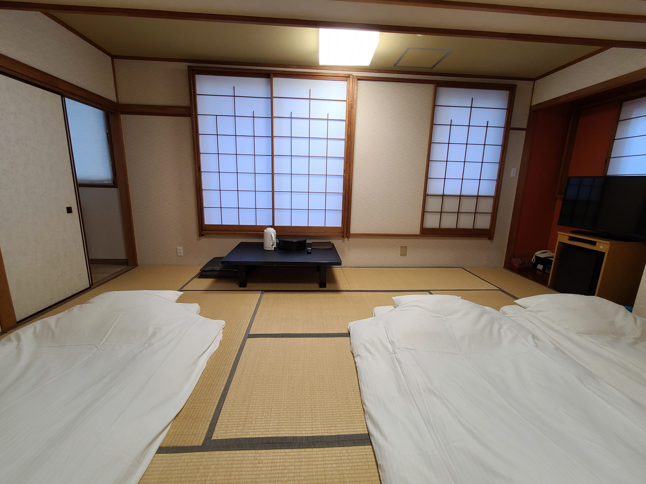 A traditional Japanese tatami room