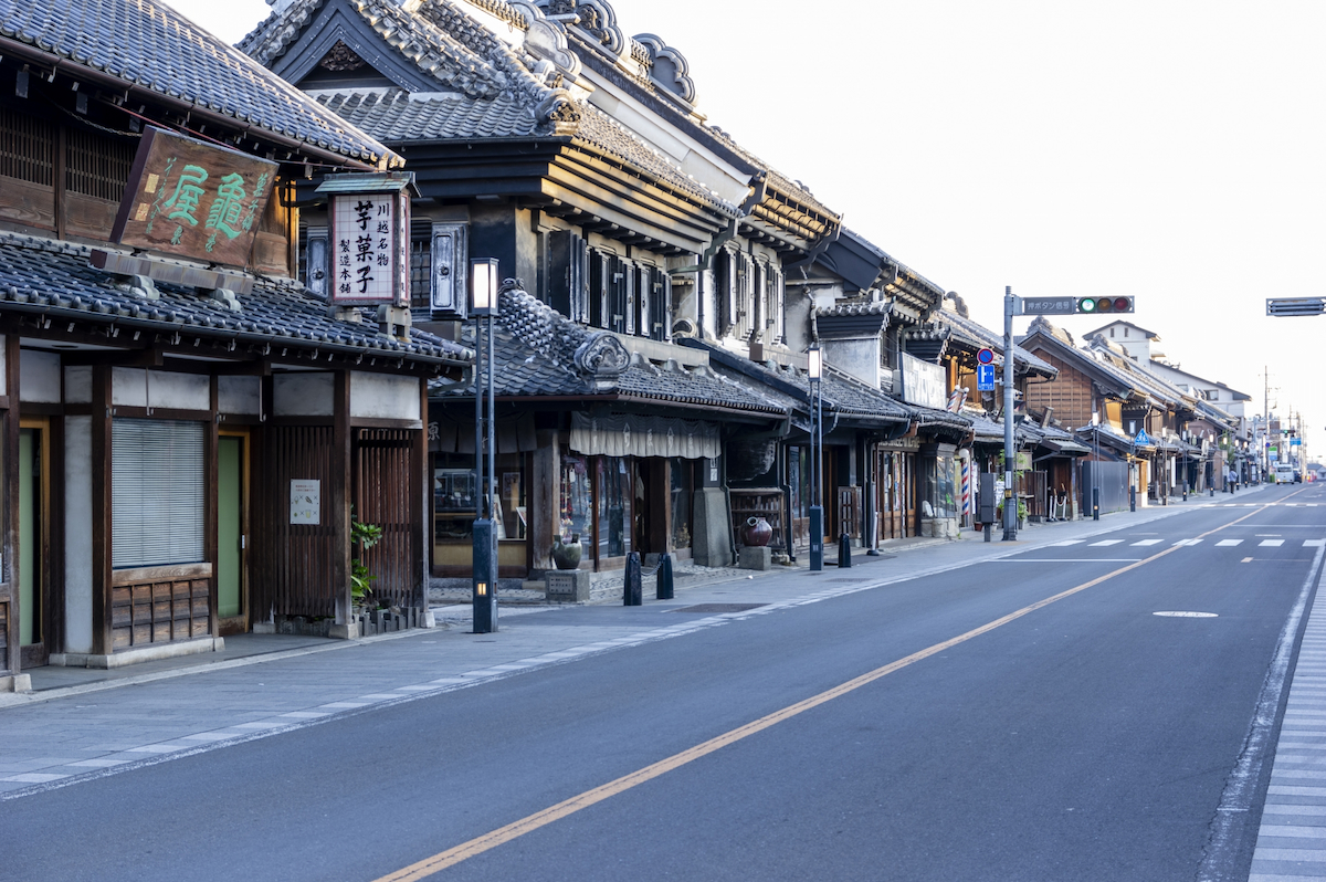 The retro streets of Kawagoe
